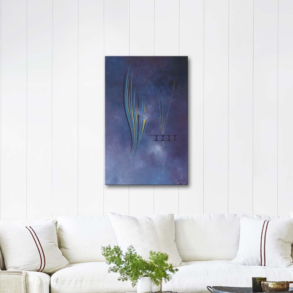 Peyami Gürel Soyut Kompozisyon 16 Yağlı Boya Tablo