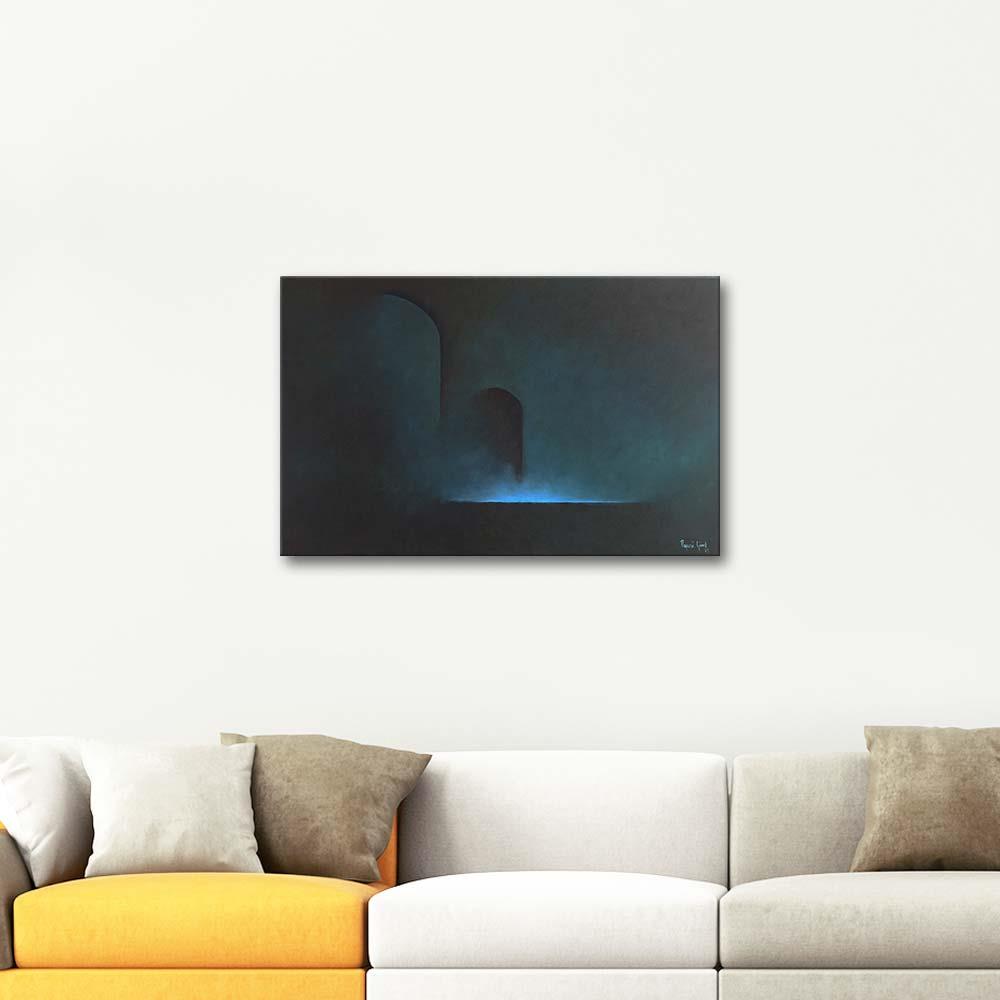 Peyami Gürel Soyut Kompozisyon 37 Yağlı Boya Tablo