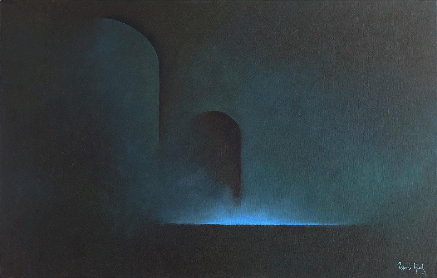 Peyami Gürel Soyut Kompozisyon 37 Yağlı Boya Tablo