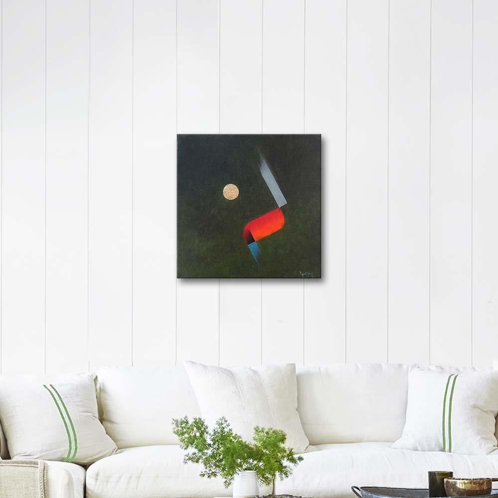 Peyami Gürel Soyut Kompozisyon 39 Yağlı Boya Tablo