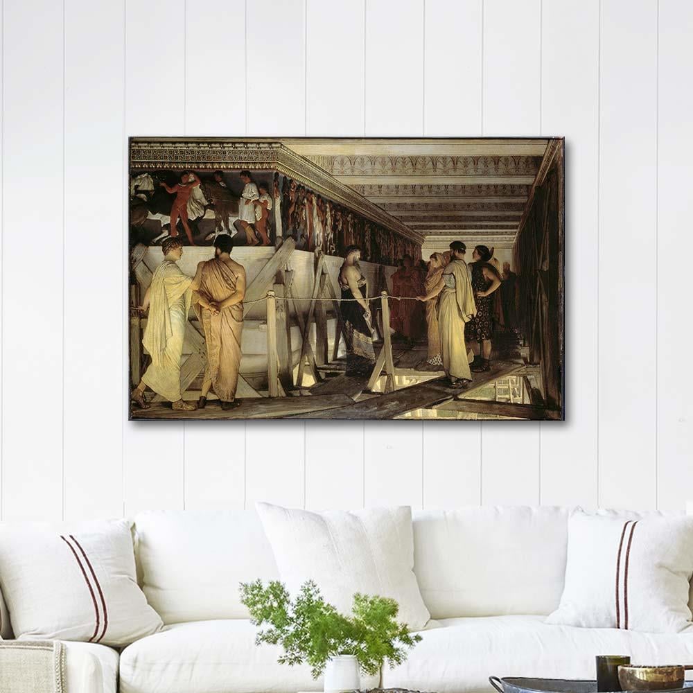 Pheidias And The Frieze Of The Parthenon by Sir Lawrence Alma-Tadema as Art Print