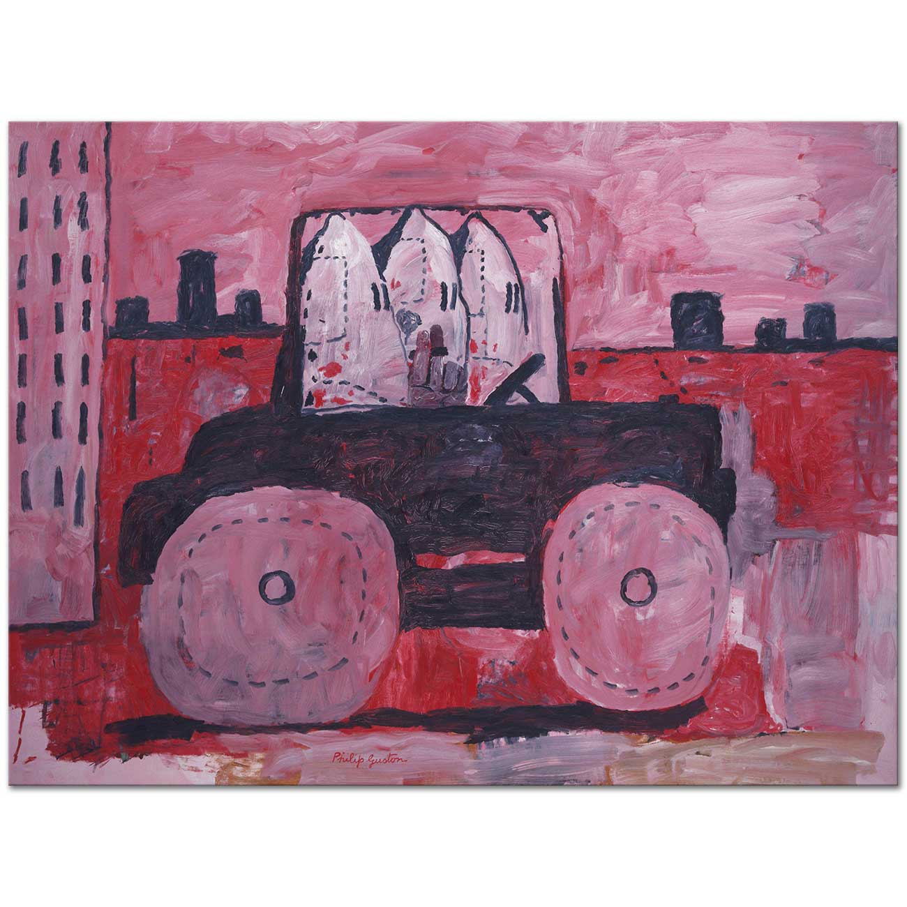 Philip Guston Kent Sınırları Kanvas Tablo