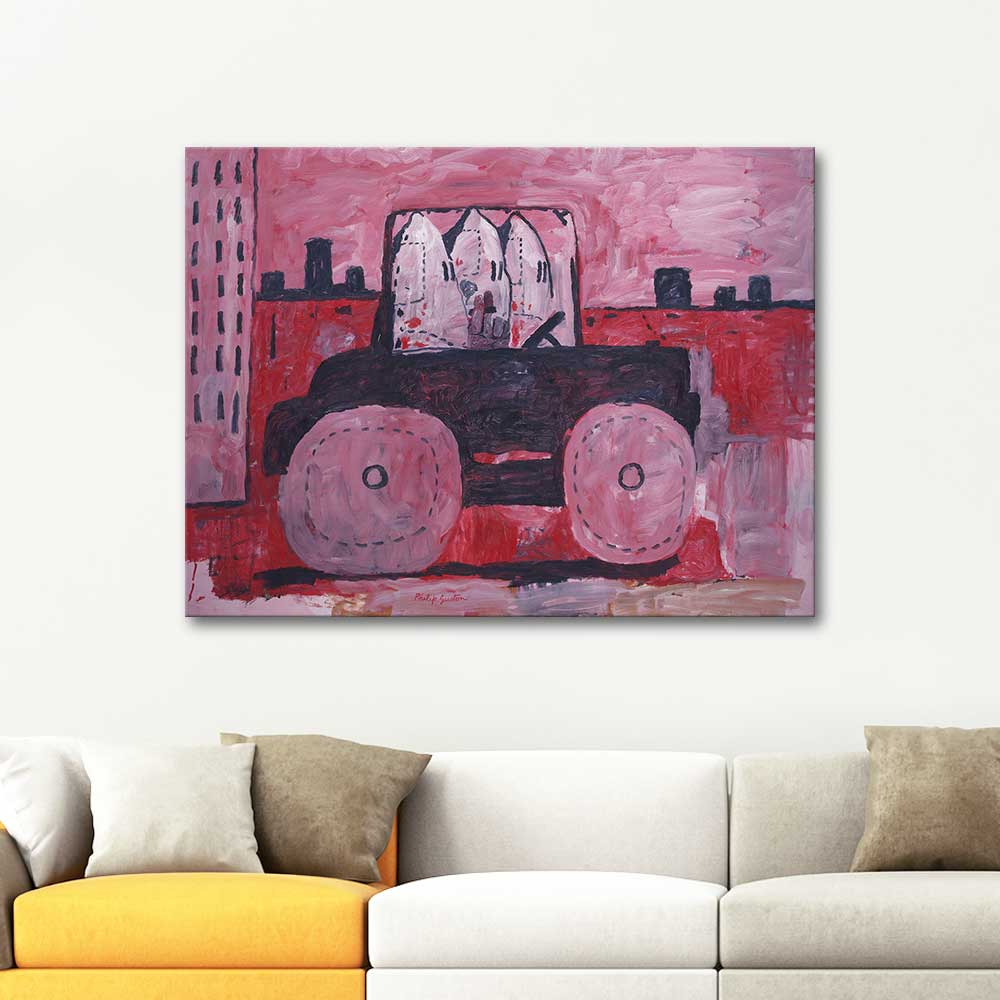 Philip Guston Kent Sınırları Kanvas Tablo