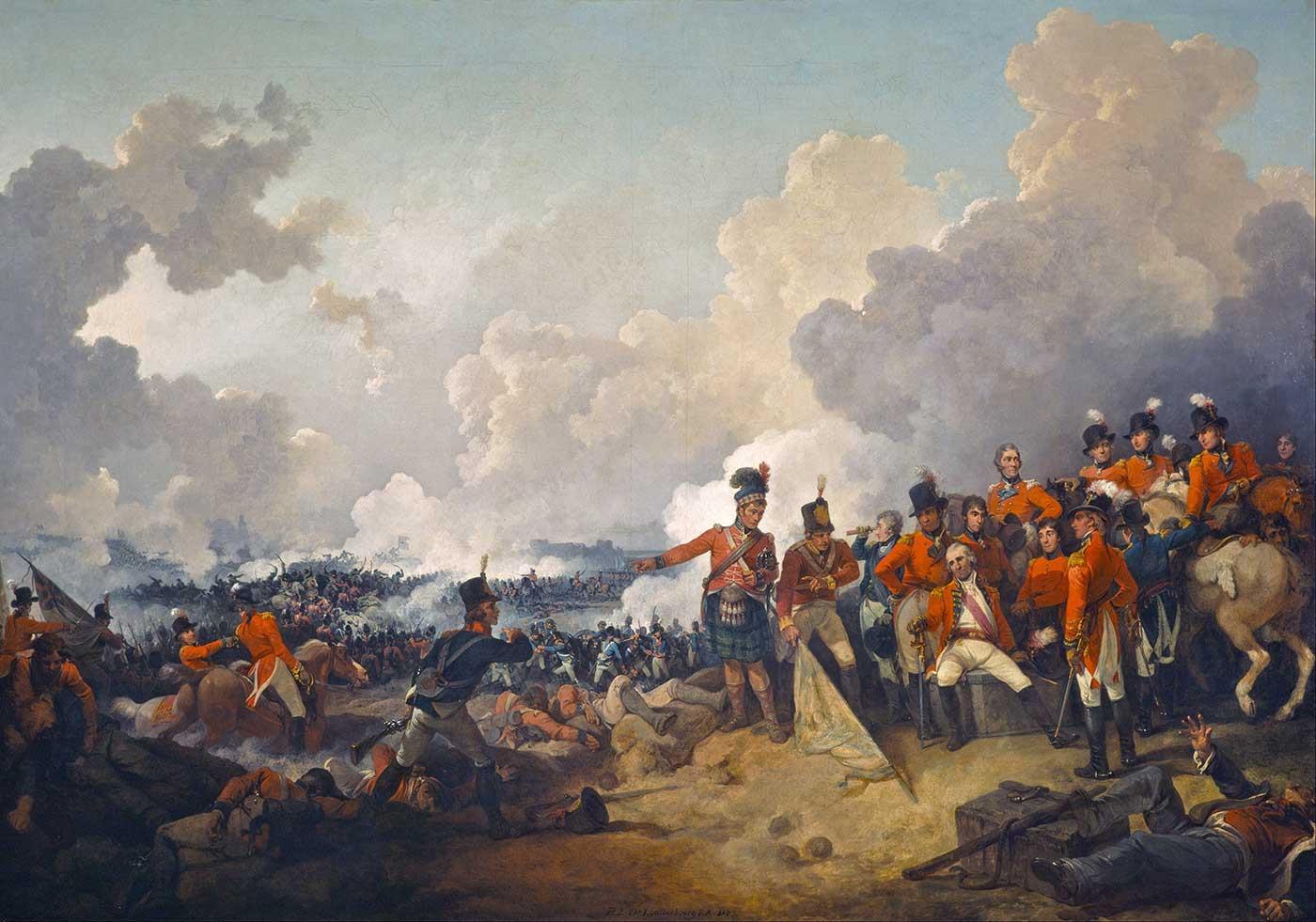 Philip James de Loutherbourg İskenderiye Savaşı Kanvas Tablo