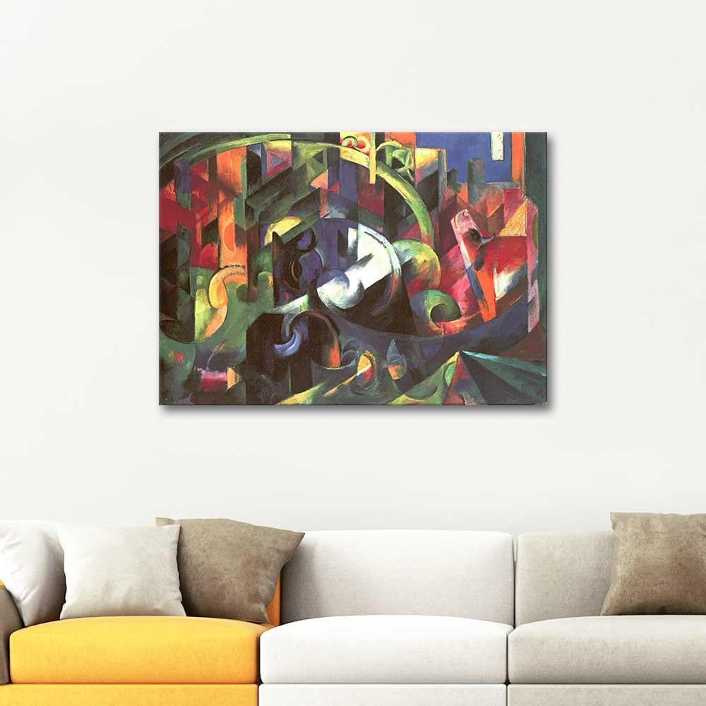 Franz Marc Sığır Resmi Kanvas Tablo