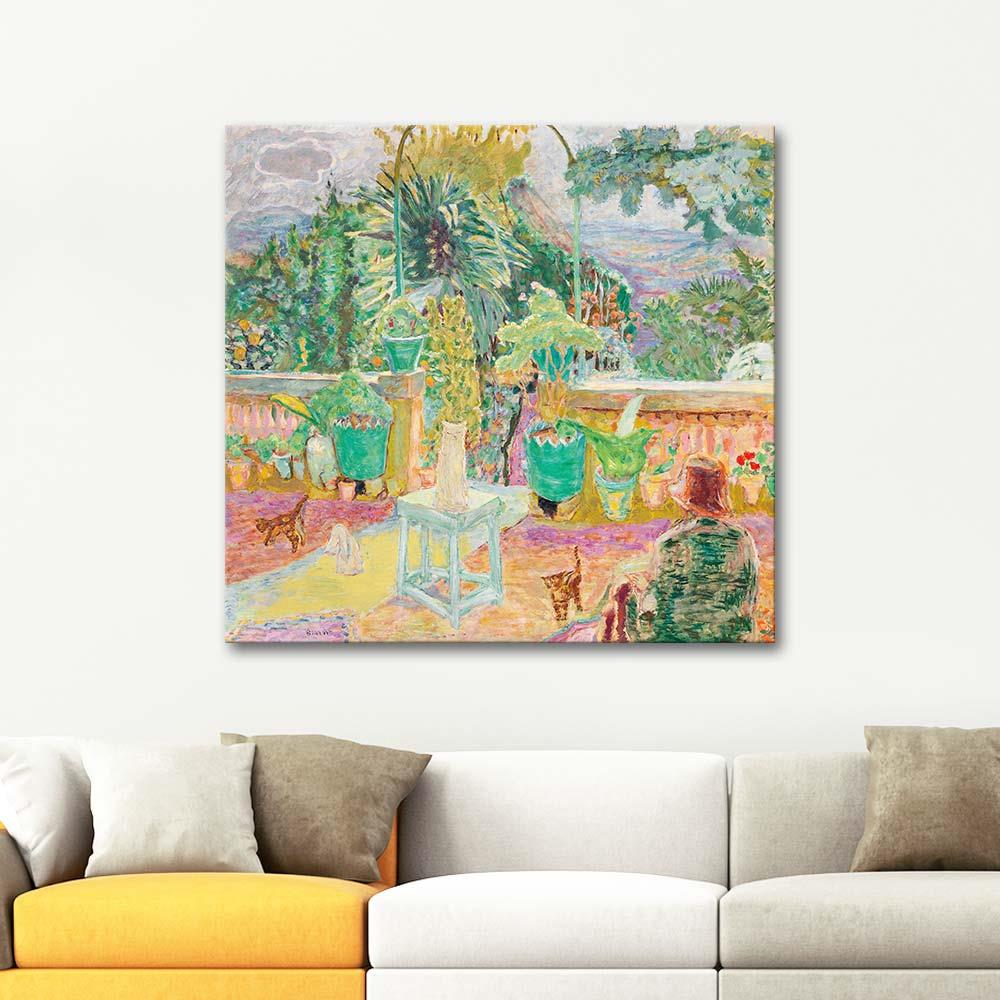 Pierre Bonnard A Terrace in Grasse Art Print