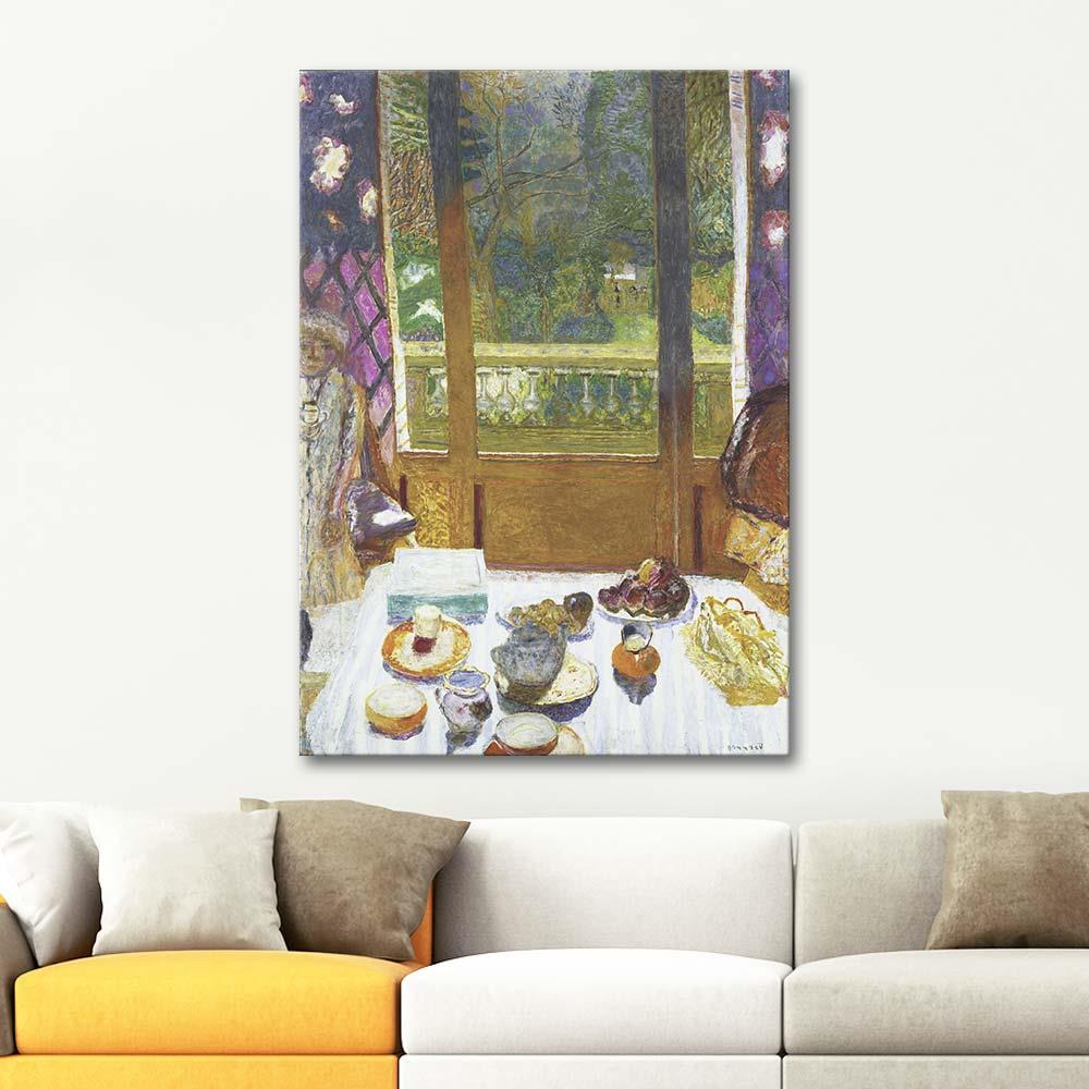 Pierre Bonnard Dining Room Overlooking the Garden Art Print