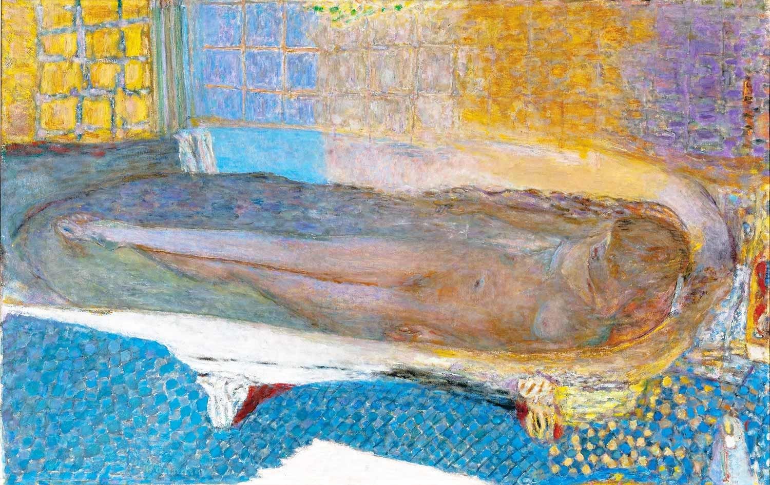 Pierre Bonnard Banyoda Nü Kanvas Tablo