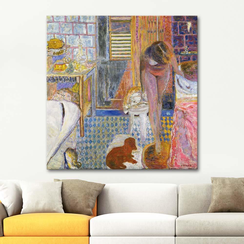 Pierre Bonnard Banyoda Kanvas Tablo