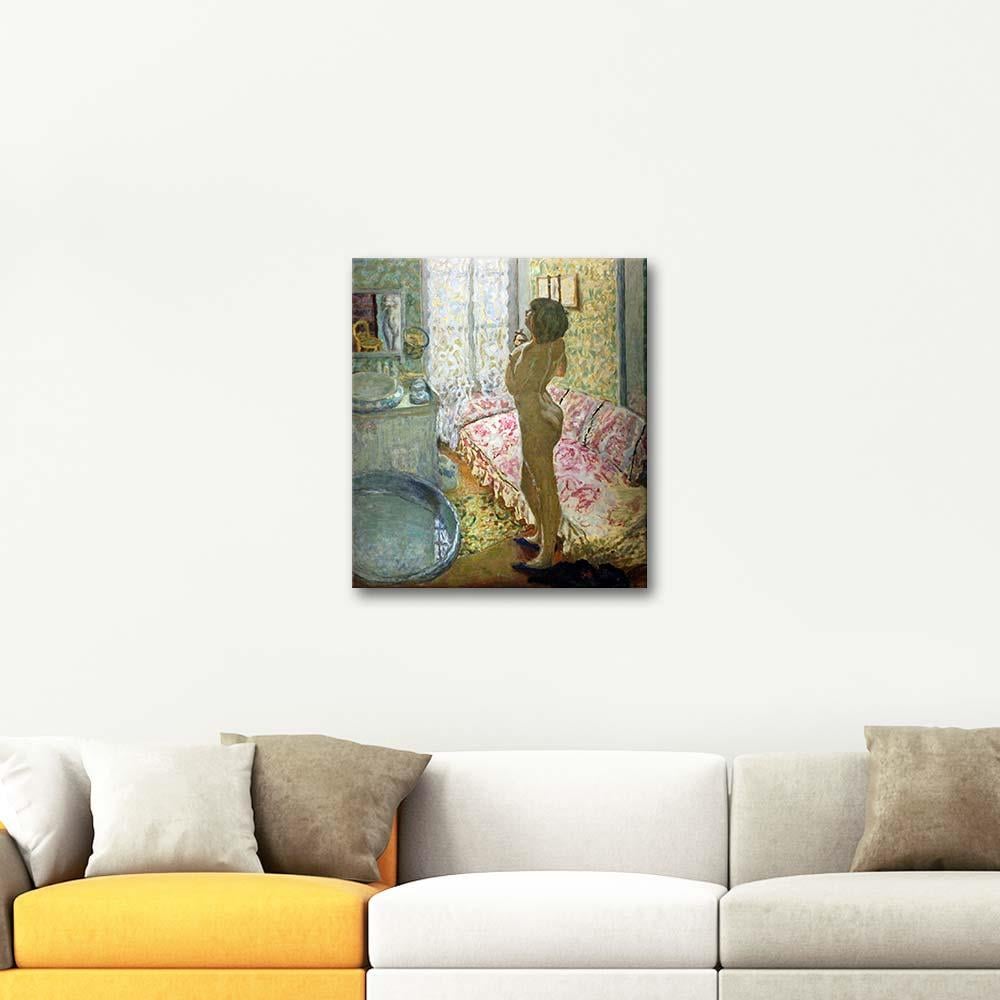 Pierre Bonnard Işığın Karşısında Nü Kanvas Tablo