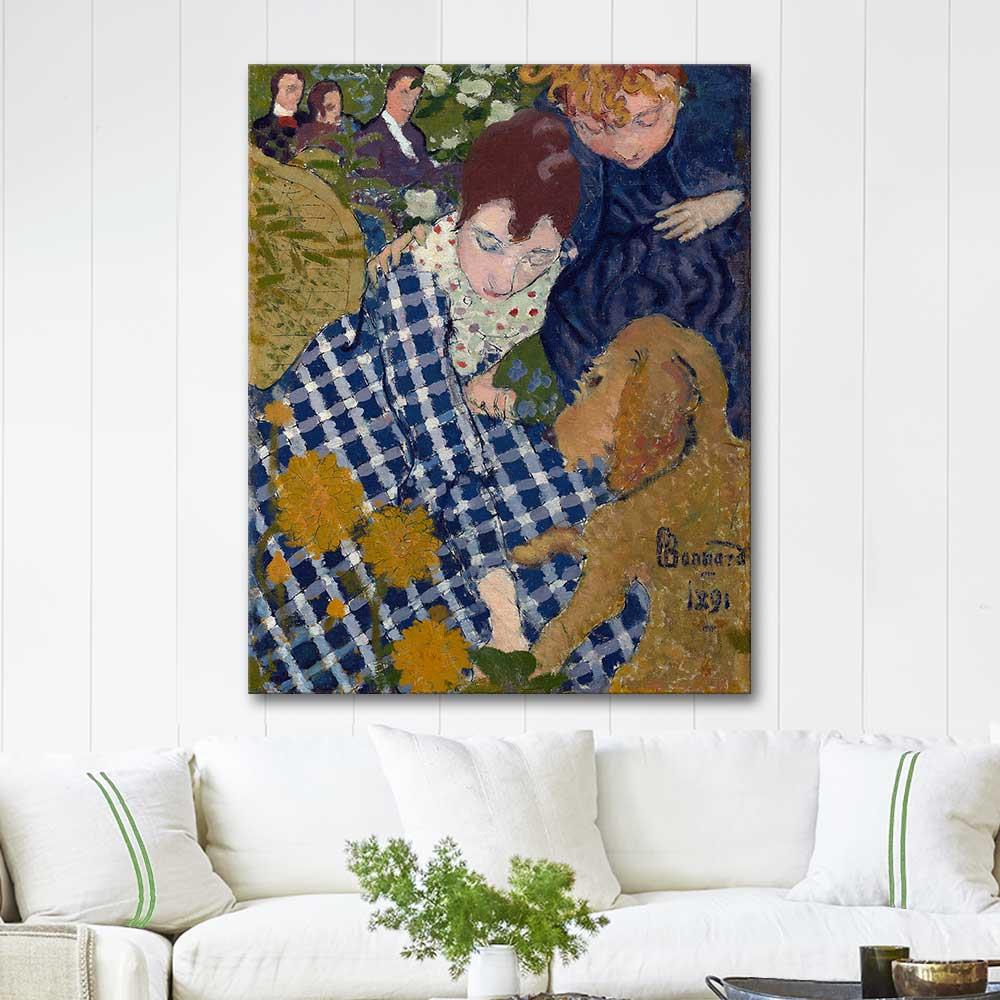Pierre Bonnard Women With A Dog Art Print