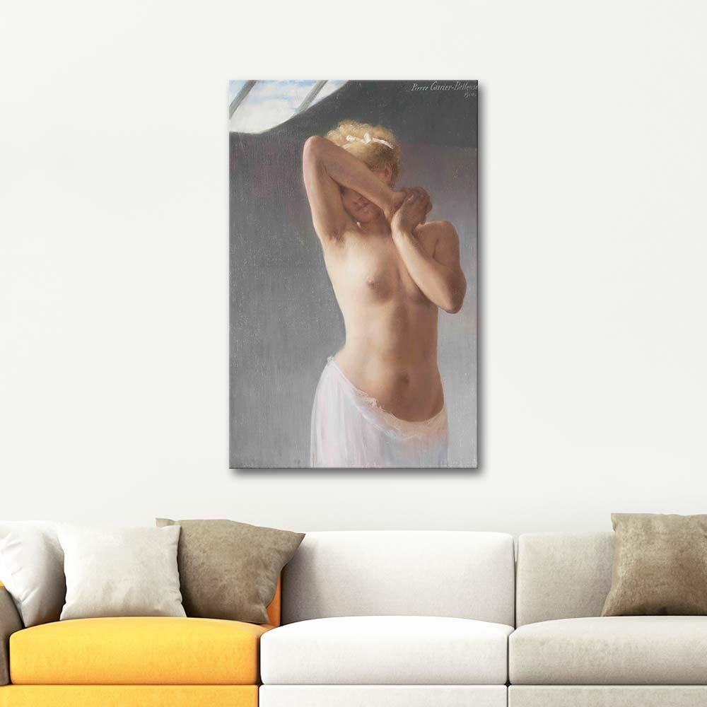Pierre Carrier Belleuse The First Pose Art Print