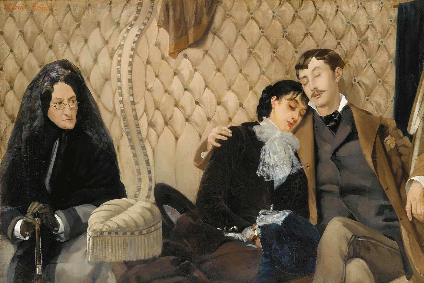 The Vigil by Pierre Carrier Belleuse