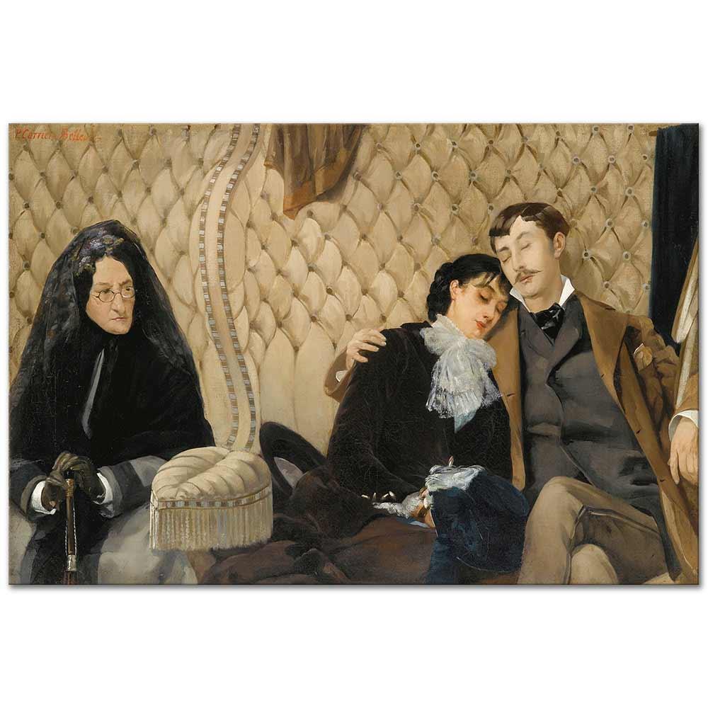 The Vigil by Pierre Carrier Belleuse