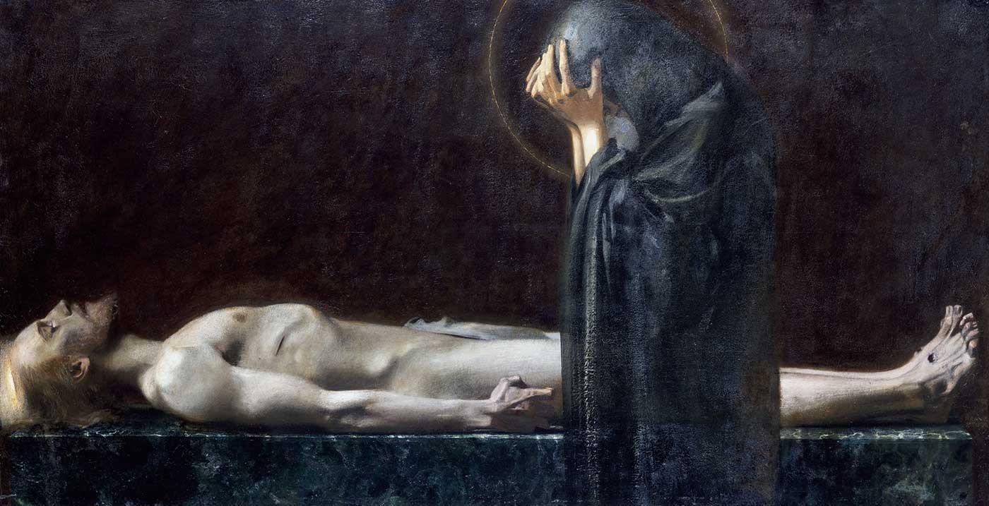 Pietà by Franz von Stuck
