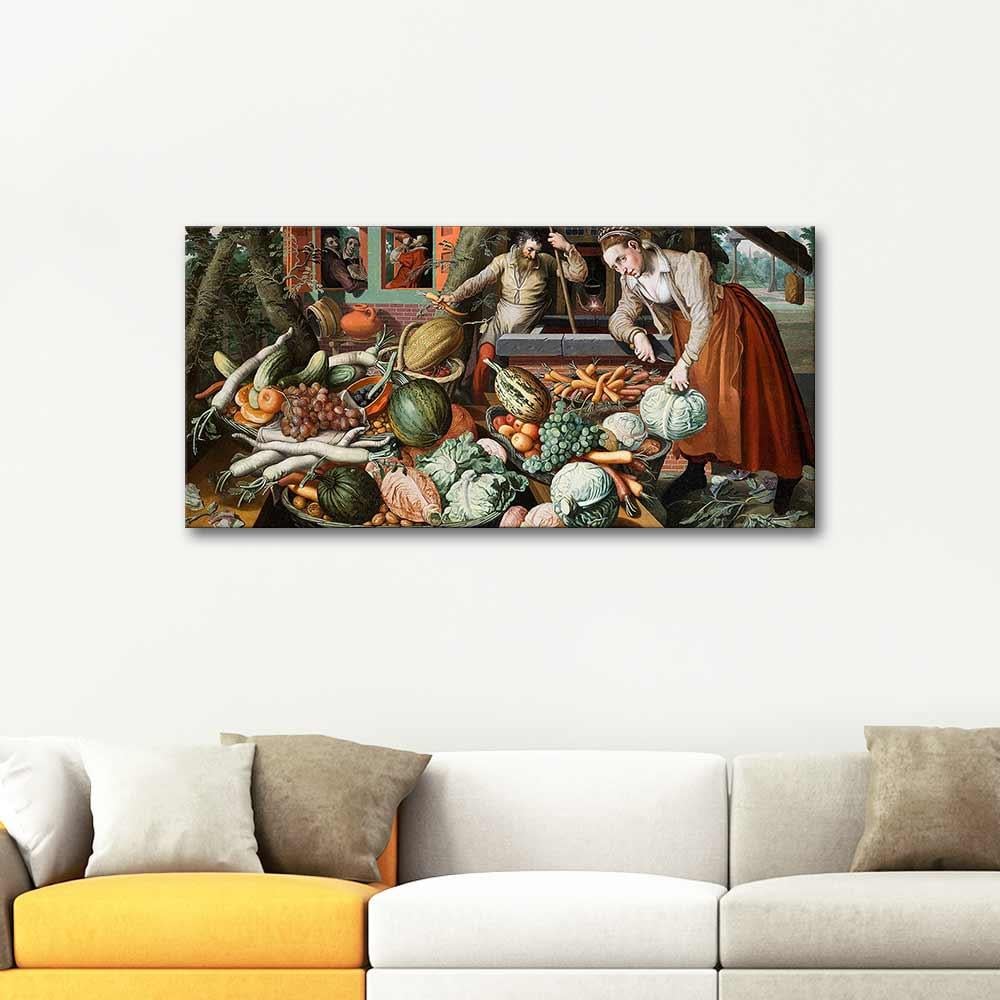 Pieter Aertsen Market Scene Art Print