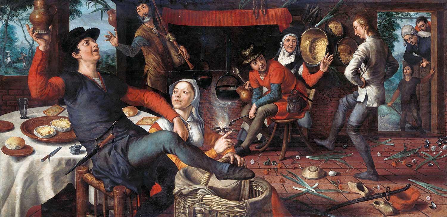 Pieter Aertsen Yumurta Dansı Kanvas Tablo
