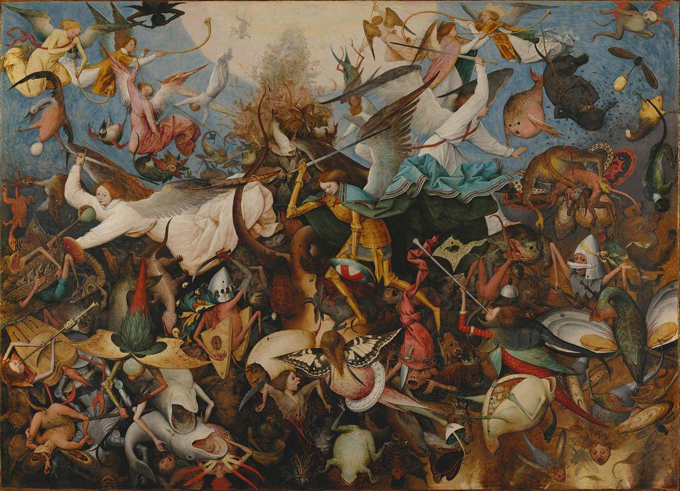 The Fall of the Rebel Angels by Pieter Bruegel