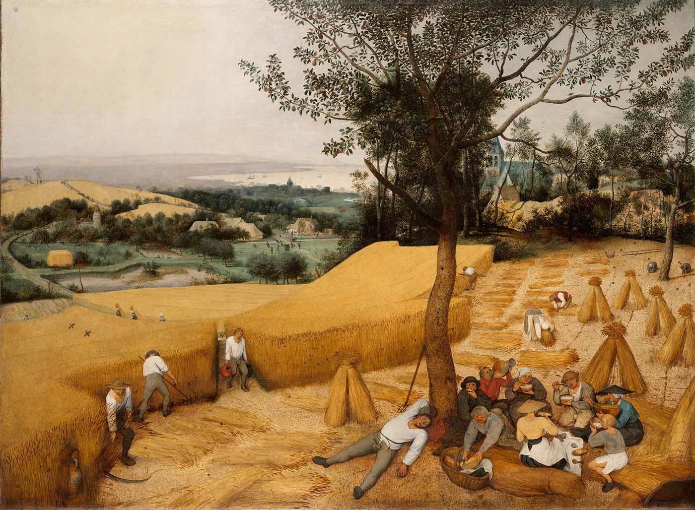 Pieter Bruegel Hasat Kanvas Tablo