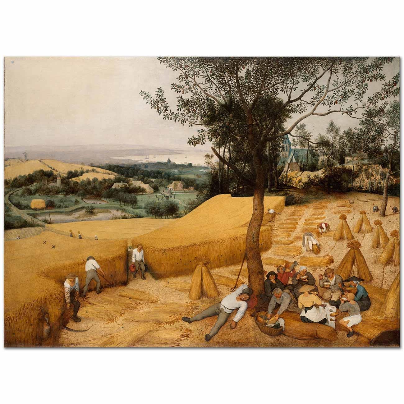 Pieter Bruegel Hasat Kanvas Tablo