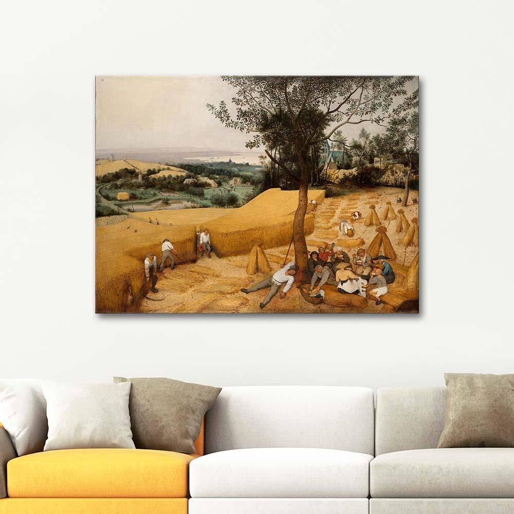 Pieter Bruegel Hasat Kanvas Tablo