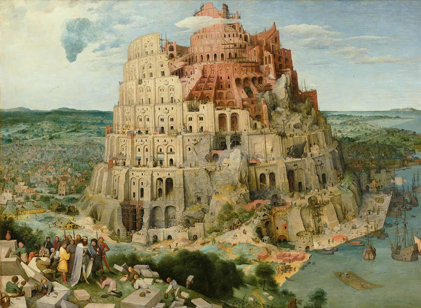 Pieter Bruegel Babil Kulesi 02 Kanvas Tablo