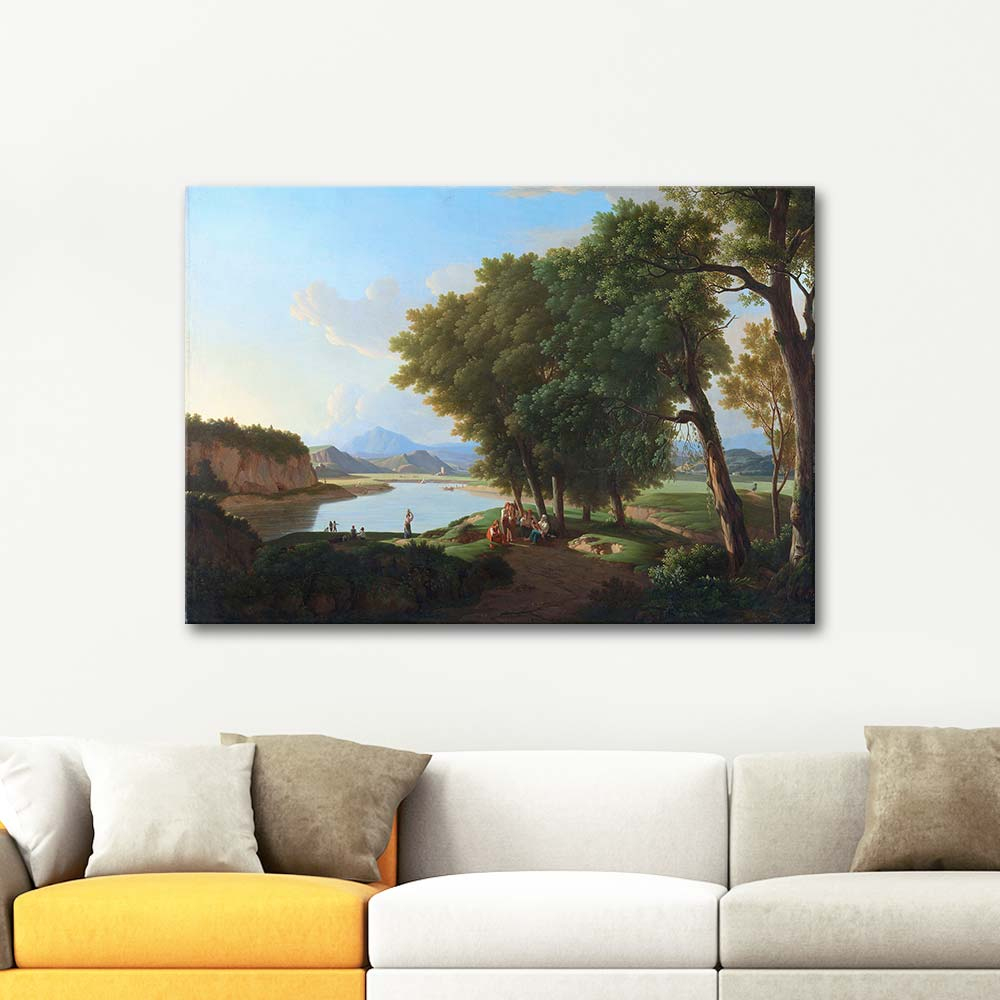 Pieter Rudolph Kleijn The Aqua Cetosa Near Rome Art Print