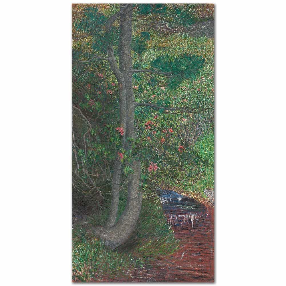 Giovanni Segantini Çam Ağacı Kanvas Tablo