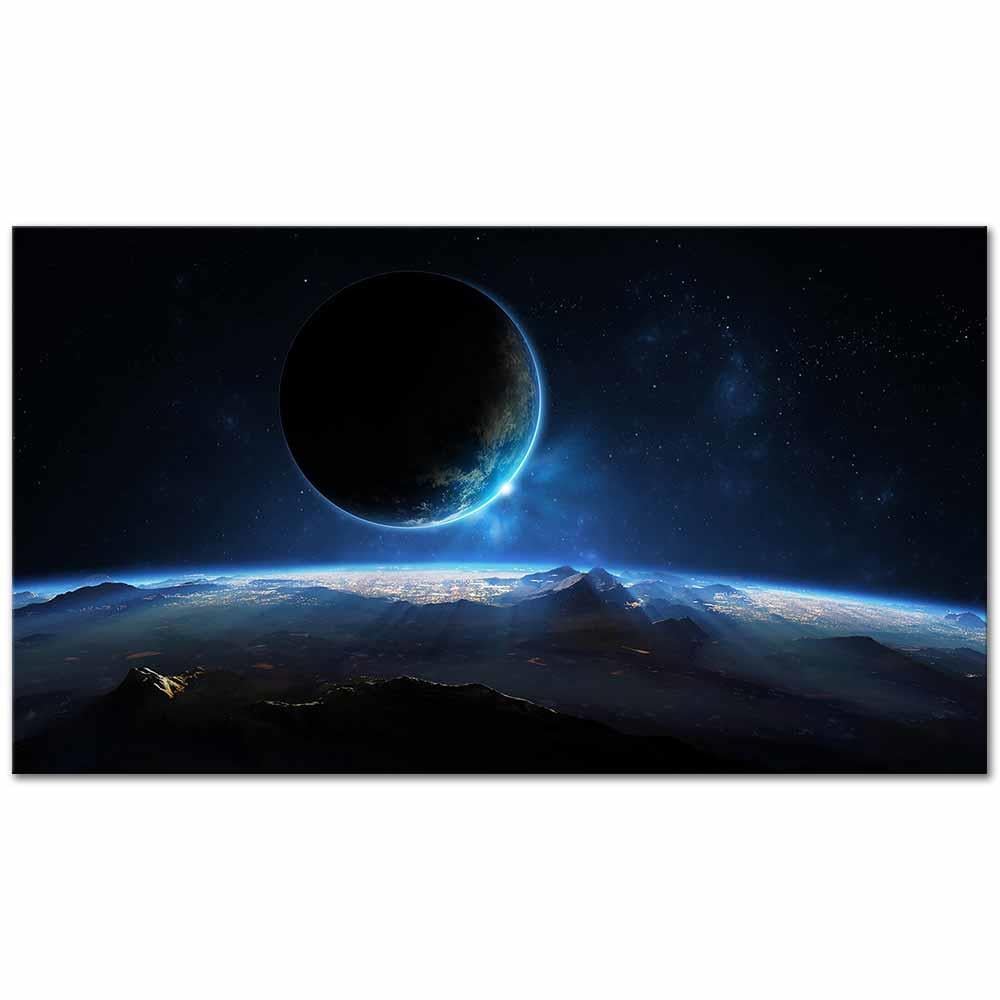 Gezegenlerin Yakınlaşması Kanvas Tablo