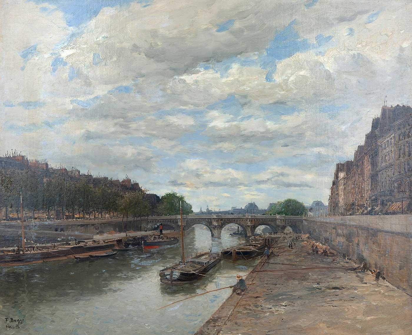 Pont Neuf, Paris by Frank Myers Boggs