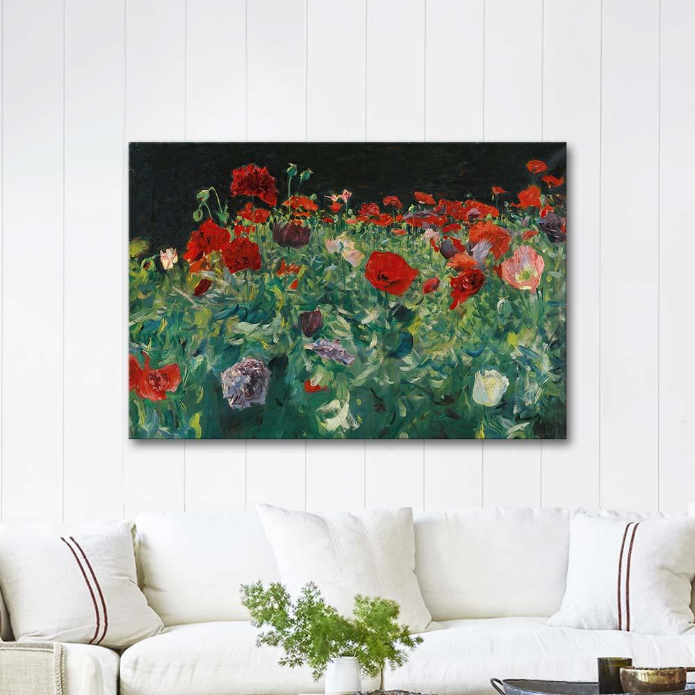 John Singer Sargent Gelincikler Kanvas Tablo