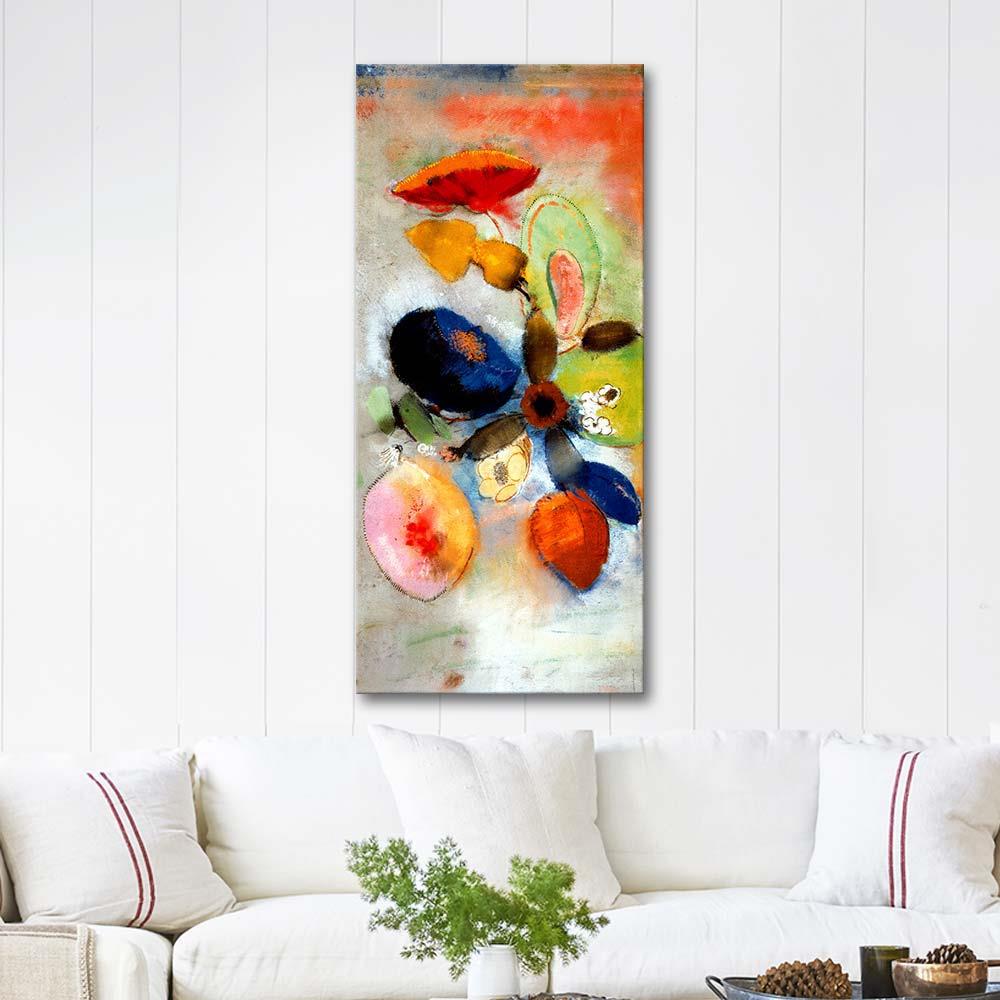 Gelincik Demeti Kompozisyon Kanvas Tablo