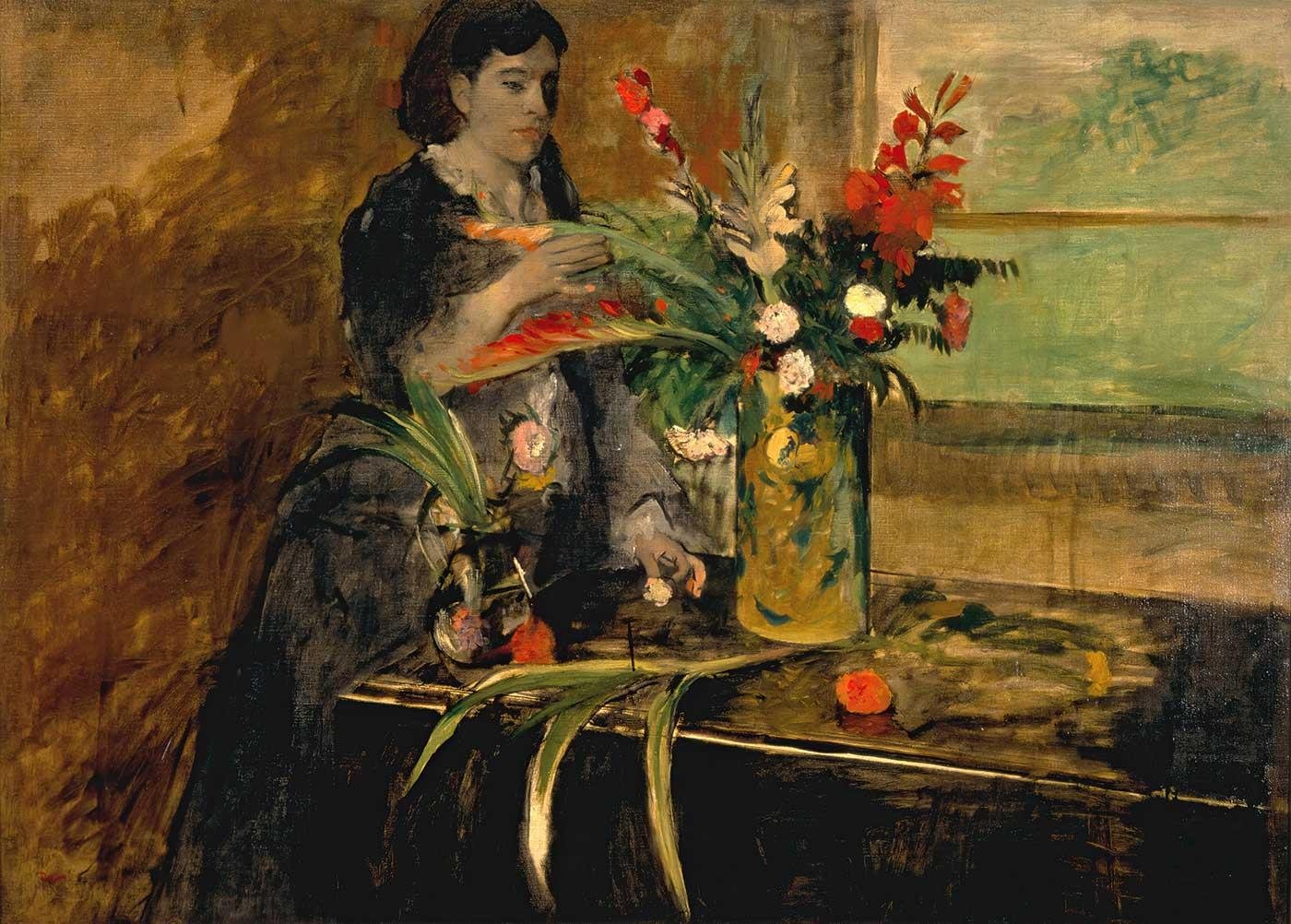 Edgar Degas Estelle Musson Degas'ın Portresi Kanvas Tablo