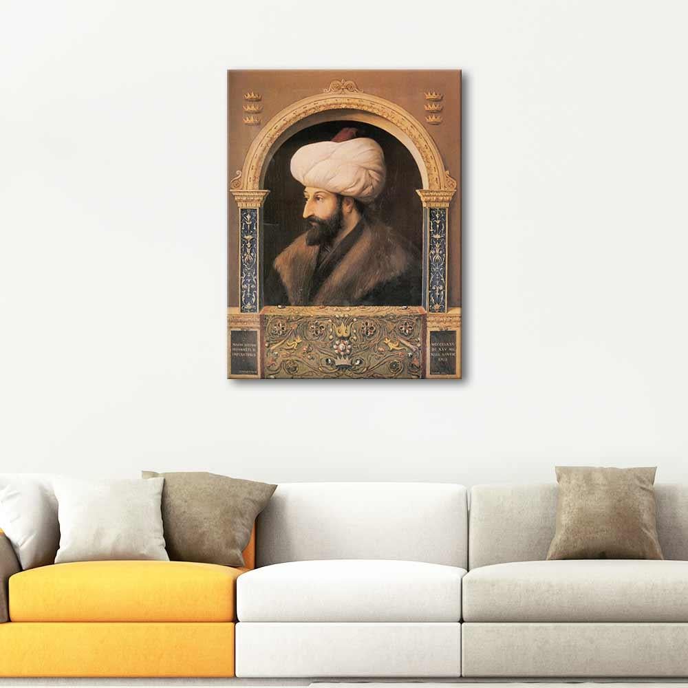 Fausto Zonaro Fatih Sultan Mehmet'in Portresi Kanvas Tablo