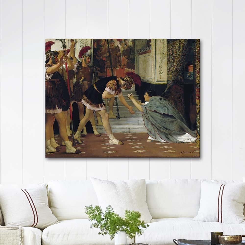 Sir Lawrence Alma-Tadema Claudius'un İmparator İlan Edilmesi Kanvas Tablo