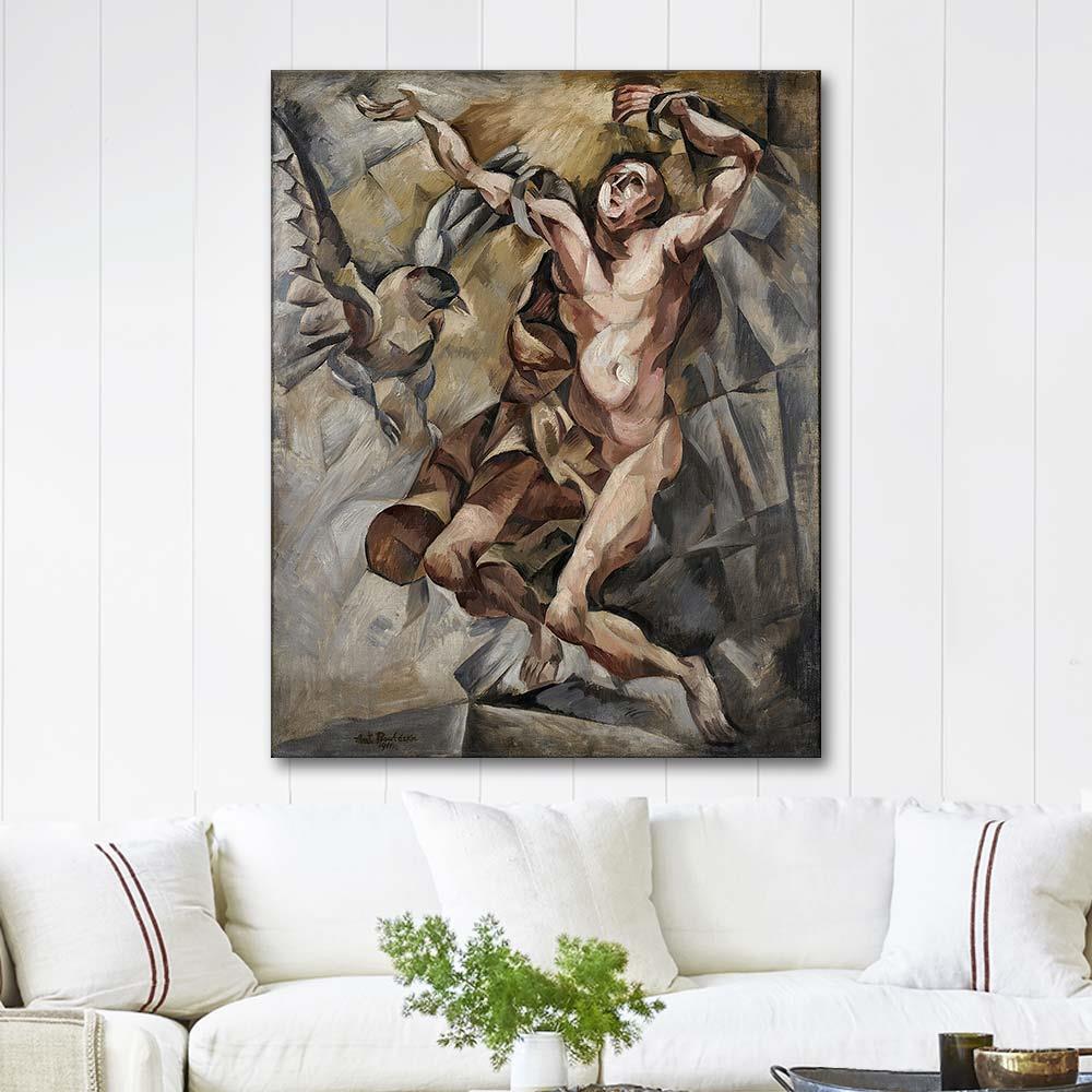 Antonin Prochazka Prometheus Kanvas Tablo
