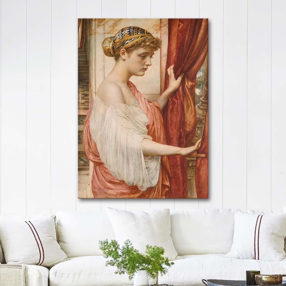 Edward John Poynter Psyche Kanvas Tablo