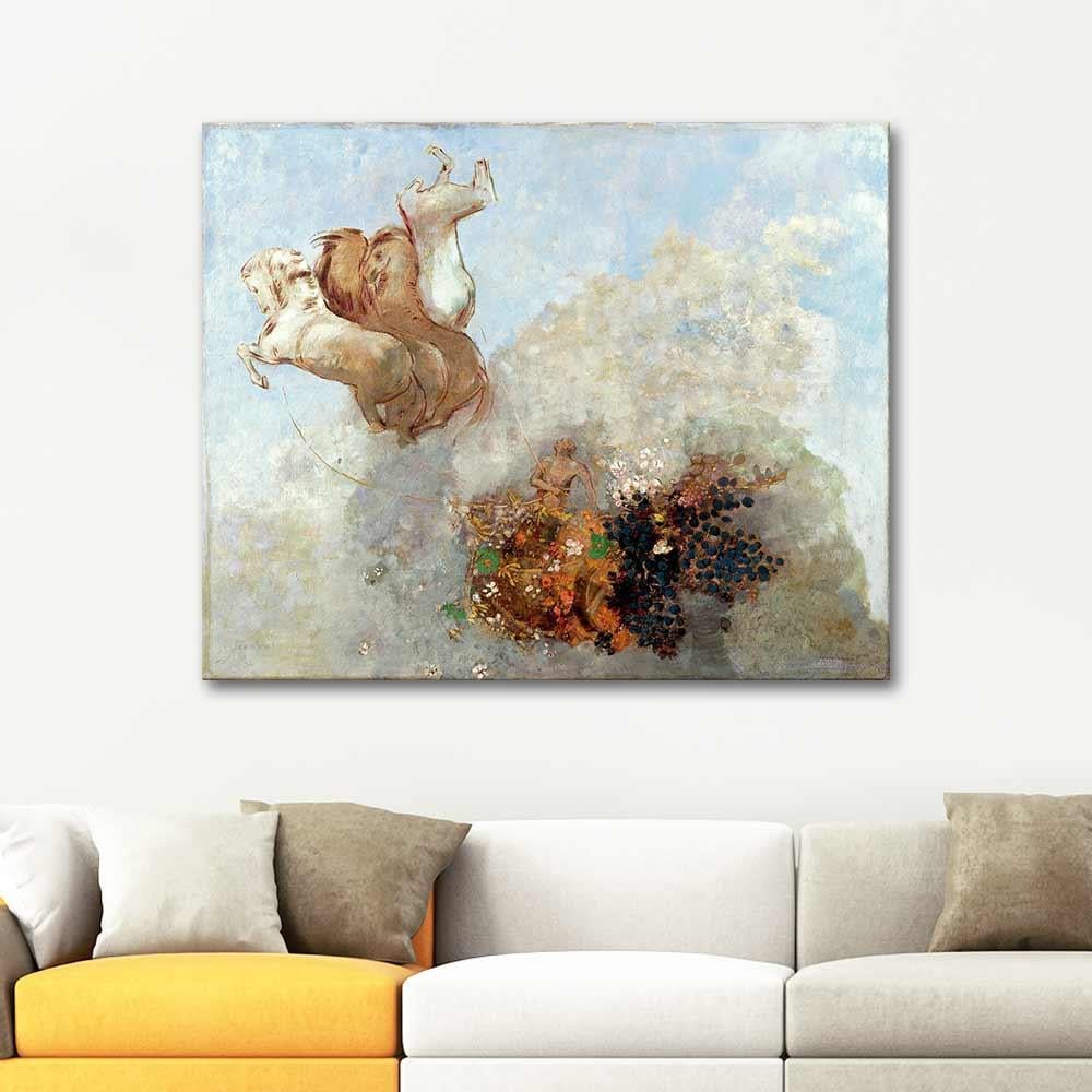 Odilon Redon Quadriga Apollo'nun Arabası Kanvas Tablo