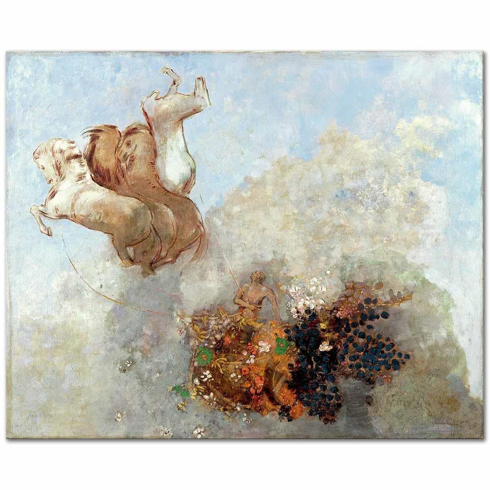 Odilon Redon Quadriga Apollo'nun Arabası Kanvas Tablo
