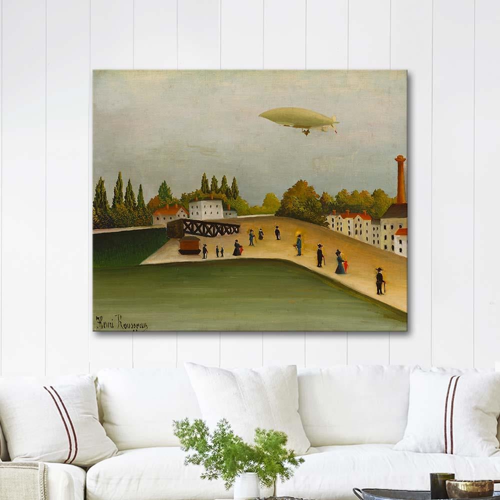 Quai d'Ivry by Henri Rousseau as Art Print