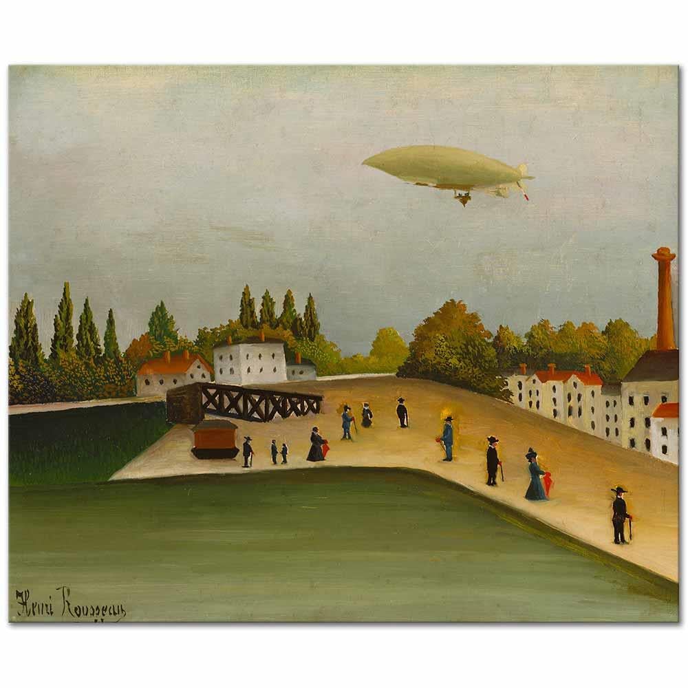 Quai d'Ivry by Henri Rousseau as Art Print