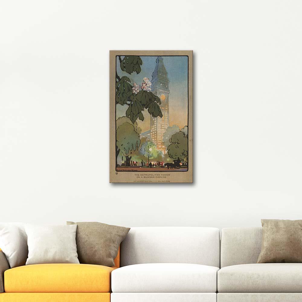 Rachael Robinson Elmer Metropolitan Binası New York Kanvas Tablo