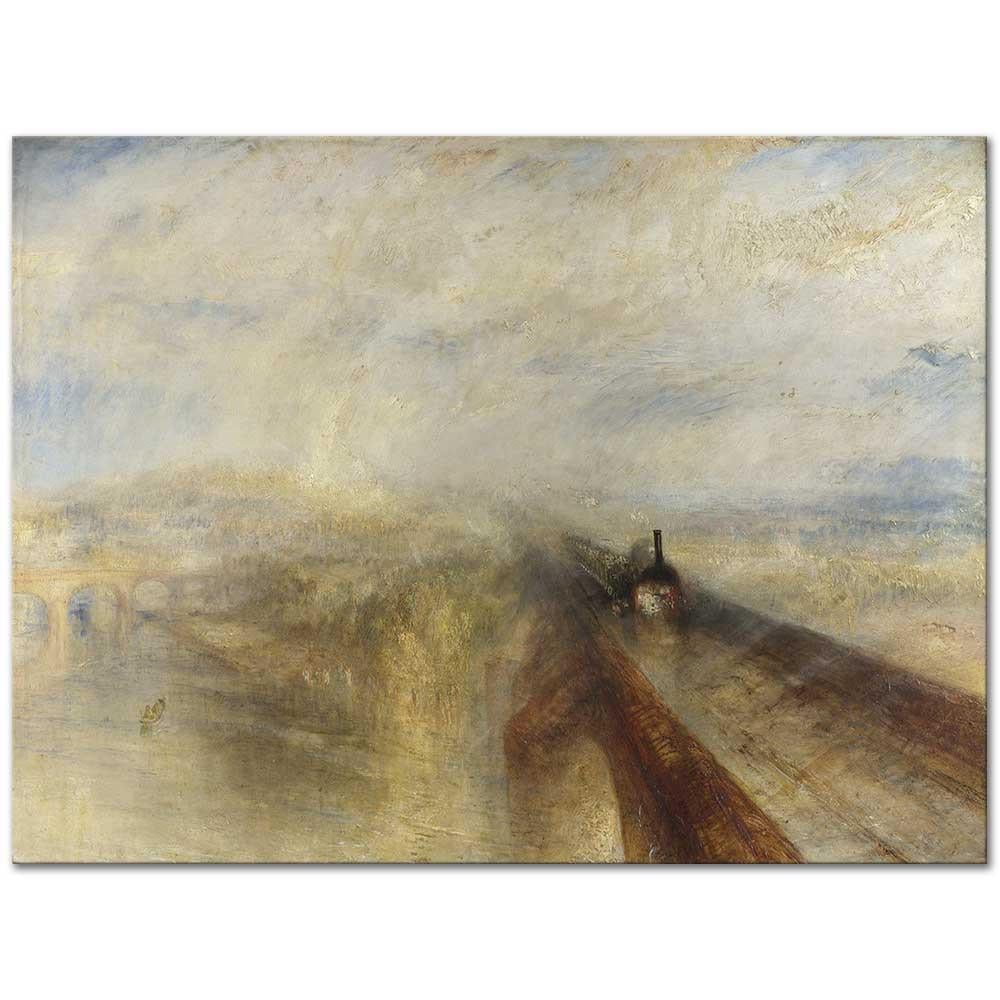Rain Steam and Speed by Joseph Mallord William Turner as Art Print