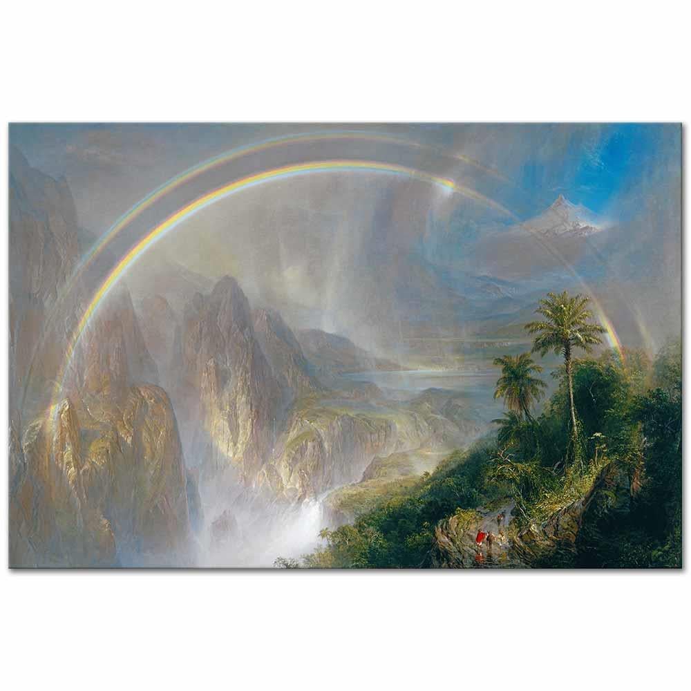 Frederic Edwin Church Tropik Yağmur Mevsimi Kanvas Tablo