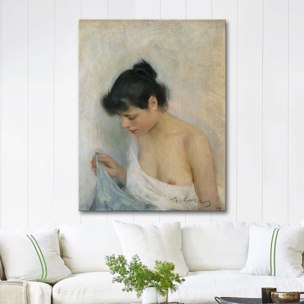 Ramon Casas Study Art Print
