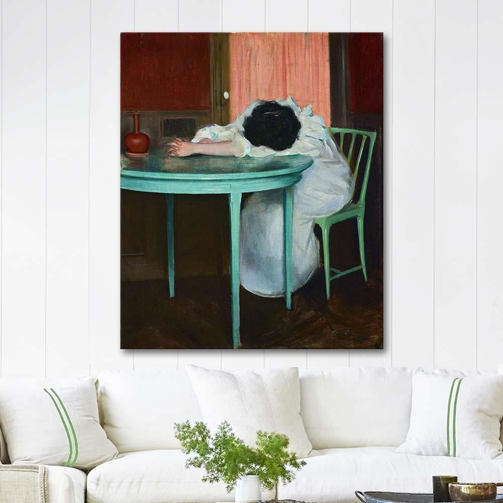 Ramon Casas Tired Art Print