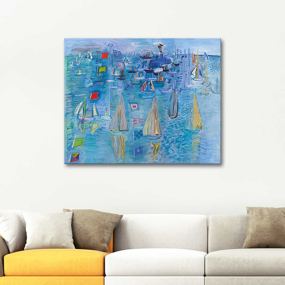 Raoul Dufy Yelkenliler Kanvas Tablo