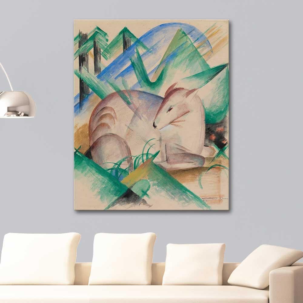 Franz Marc Alageyik Kanvas Tablo
