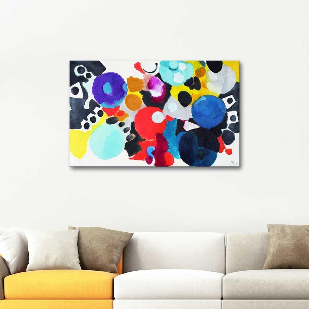 Red in Center by Ernst Wilhelm Nay as Art Print