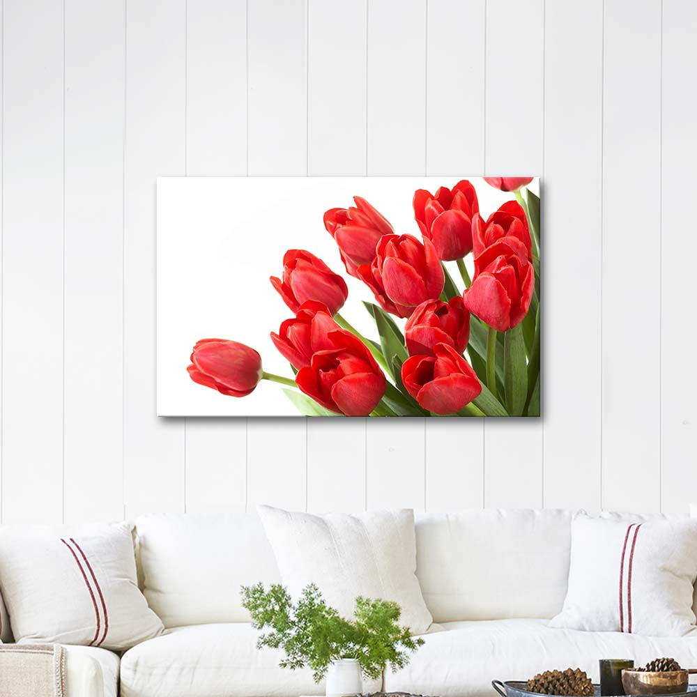 Red Tulip Bundle Art Print